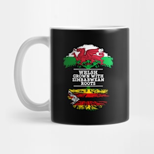 Welsh Grown With Zimbabwean Roots - Gift for Zimbabwean With Roots From Zimbabwe Mug